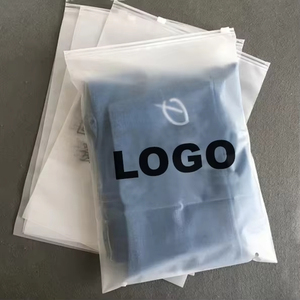 Custom Recycled Frosted Ziplock Apparel Shipping Bags