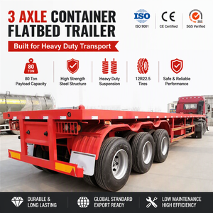 Heavy Load Road Transport Flatbed Trailers