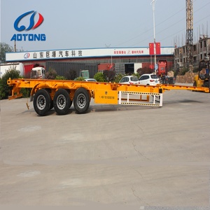 Skeletal Trailer Container Chassis Drayage